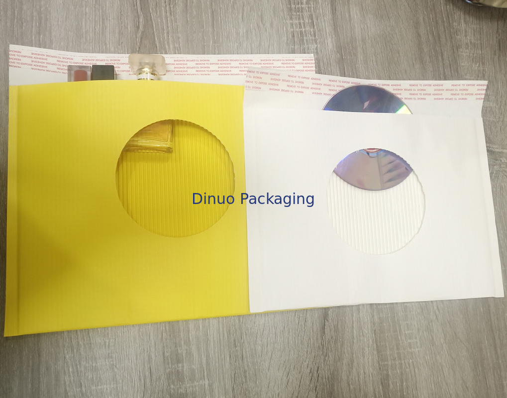 Yellow No Plastic Surface Paper Cushion Padded Envelope