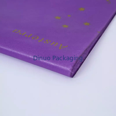 50 X 70cm Gold Stamping Kertas Pembungkus Mewah Ramah Lingkungan Logo Disesuaikan