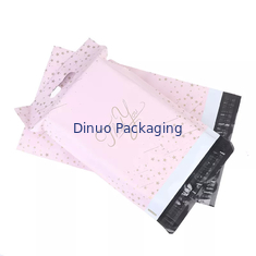 Mencetak Daur Ulang Plastik Poly Mailer Tas Kemasan Pakaian Tas Kurir Dengan Pegangan