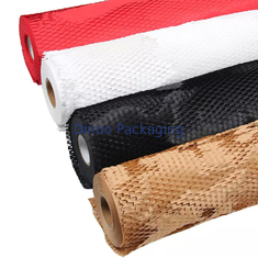 Bantalan Pelindung Biodegradable Mengisi Pengemasan Buffer Roll Kraft Wrap Honeycomb