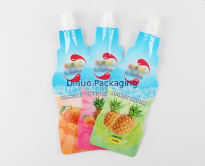 Tas Kantung Cerat Stand Up Plastik Cair Daur Ulang Isi Ulang Kantung Makanan Bayi yang Dapat Digunakan Kembali