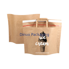 100% Biodegradable Kraft Mailer Paper Bag Self Adhesive Seal Sides Dan Bottom Gusset