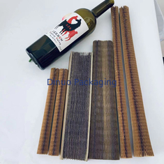 Lengan Kertas Sarang Lebah Kraft Ramah Lingkungan Sampul Botol Bantalan Pelindung