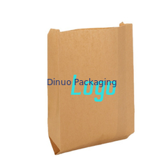 Logo Kustom Dicetak Paket Hadiah Permen Biodegradable Tas Tip Bawah Kantong Kertas Kraft