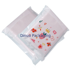 Custom Logo Cetak Biodegradable Pakaian Kantong Kertas Kaca Kompos Kantong Kertas Translucent Waxed