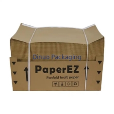 100% Biodegradable Vacuum Fill Paper Cushion Filler Material Untuk Mesin Smartfill