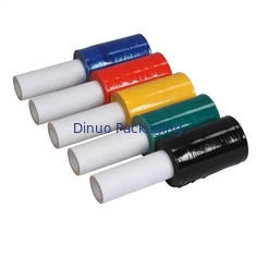 LLDPE Red Stretch And Shrink Film 0,012mm Dirancang Dengan Genggam Plastik