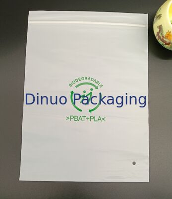 PBAT+PLA ramah lingkungan Biodegradable Resalable Zipper Bag Compostable Strong Seal Storage Untuk Item Kecil