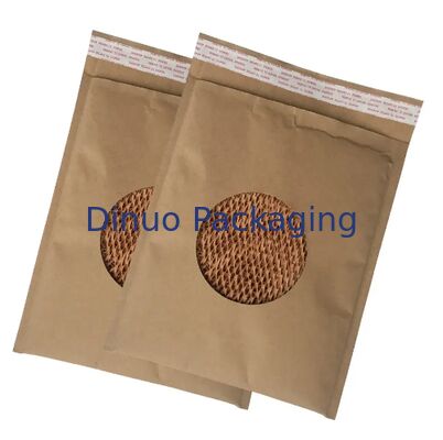 Lingkungan 100% Daur Ulang Kertas Padded Mailers Kusen Shockproof Kraft Kertas Padded Kantong Kertas Kemasan