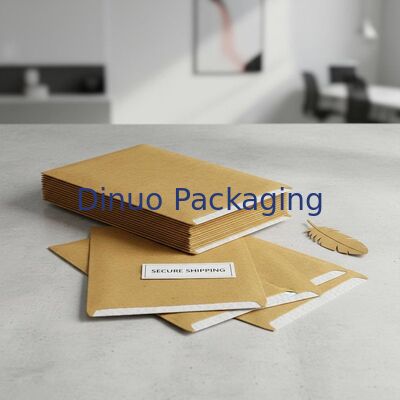 3-4mm Ketebalan Kraft Bubble Mailers Self-Sealing Durable Padded Mailers Cocok untuk Pengiriman Dokumen dan Item yang Aman