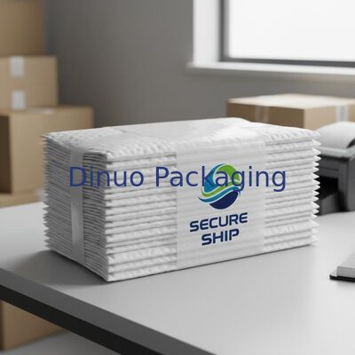 Paket 100 Tas Surat Tahan Guncangan Desain Logo Kustom Solusi Kemasan Pelindung Tahan Lama Ideal Untuk Pengiriman Aman