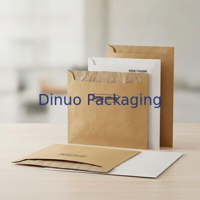 Kertas Ringan Padded Mailer Tahan Air Mata Tinggi Amplop Brown atau Putih Menyediakan Kemasan Pengiriman Aman yang awet
