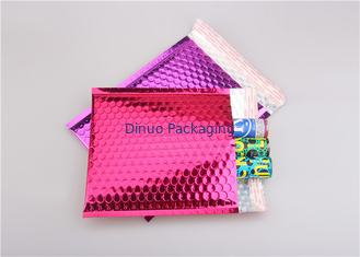 mailer gelembung logam merah muda / Plastik gelembung Amplop Untuk Produk Elektronik