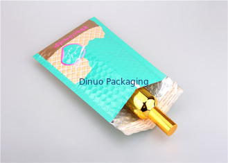 Danau Blue Metallic Bubble Mailer Padded Amplop 145x210mm #C Untuk Lipstik
