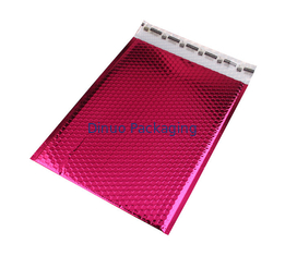 Antistatic Metallic Pink Bubble Mailer, Bubble Wrap Bags 135x210 # -AC