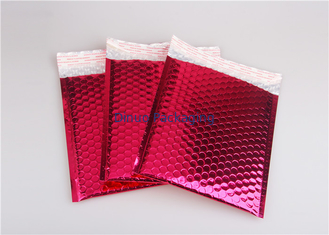 Rose Pink Metallic Mailing Amplop, Mailer Gelembung Berwarna Untuk Transportasi