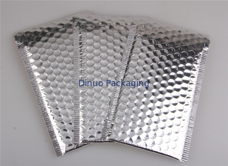 Aluminium Foil Metalik Bubble Mailer Warna Silver Diri Sealing Untuk Kemasan Pos