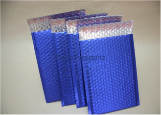 Blue Metallic Decorative Bubble Mailing Envelopes Untuk Perusahaan Kurir Menggunakan