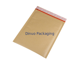 Minyak Tahan Ringan Coklat 6x10 Kraft Bubble Mailer opp film luar mudah robek