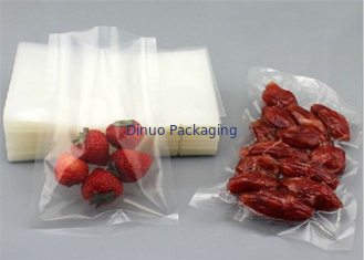Kantong Plastik Bening Vakum Kecil Dengan Bukti Kelembaban Mulut Yang Mudah Merobek