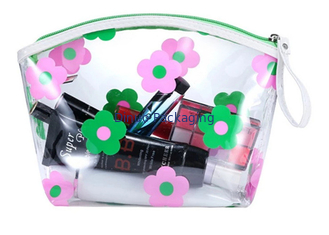 Coloreful Kustom Dicetak Pvc Zipper Bag, Tas Travel Kemasan Kosmetik