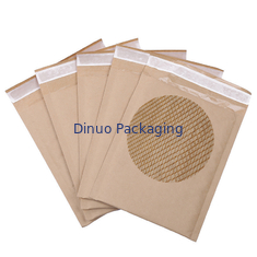Daur Ulang Kraft Honeycomb Paper Padded Mailer Self Adhensive Tape