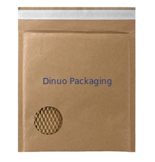 Amplop Empuk Daur Ulang yang Disesuaikan Kraft Honeycomb Paper Mailer