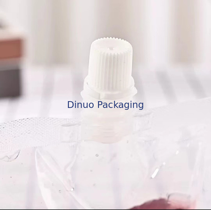 Komposit Plastik Food Grade Stand Up Spout Pouch Kustom Dicetak Beer Drink Liquid Bag
