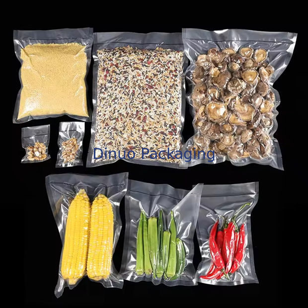 Berbagai ukuran kantong vakum nilon ketebalan 0.06-0.12mm bahan nilon / PE