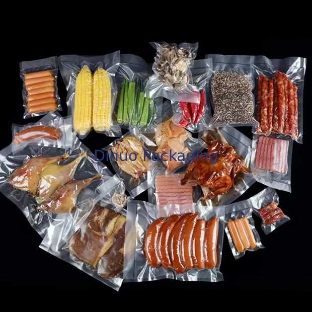 Berbagai ukuran kantong vakum nilon ketebalan 0.06-0.12mm bahan nilon / PE