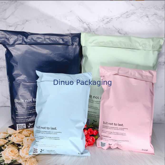 Kantong Mailer Poly Daur Ulang 8 Warna Pencetakan 100% Biodegradable