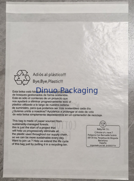 Daur ulang tiga sisi segel tas kertas khusus untuk kebutuhan sehari-hari Desain kemasan PDF