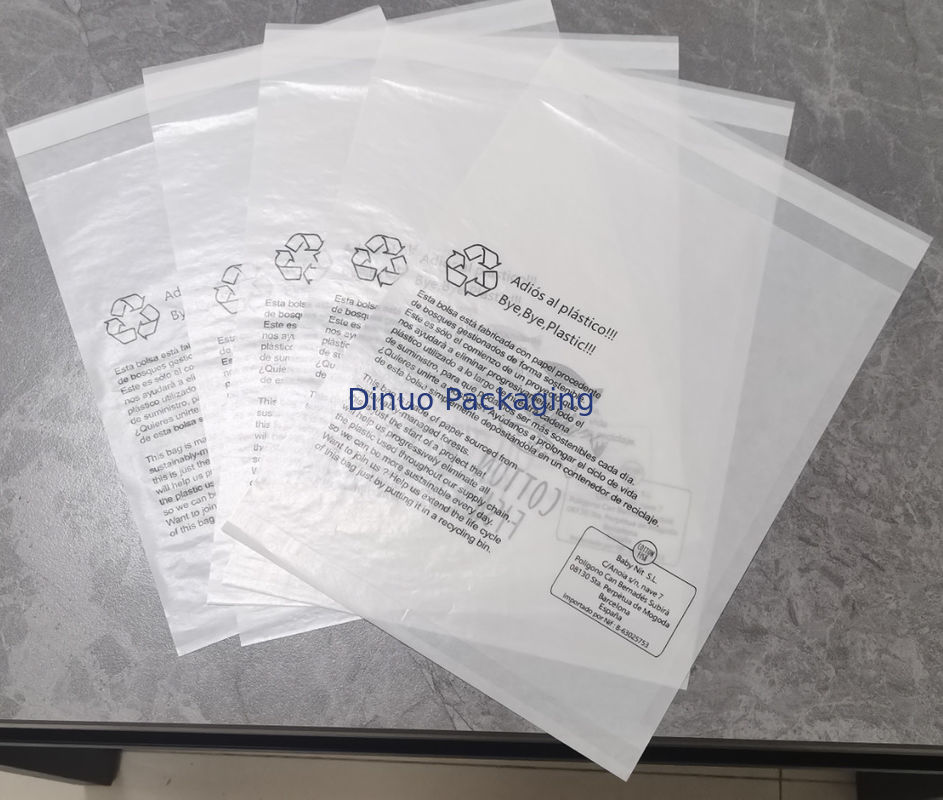 Daur ulang tiga sisi segel tas kertas khusus untuk kebutuhan sehari-hari Desain kemasan PDF