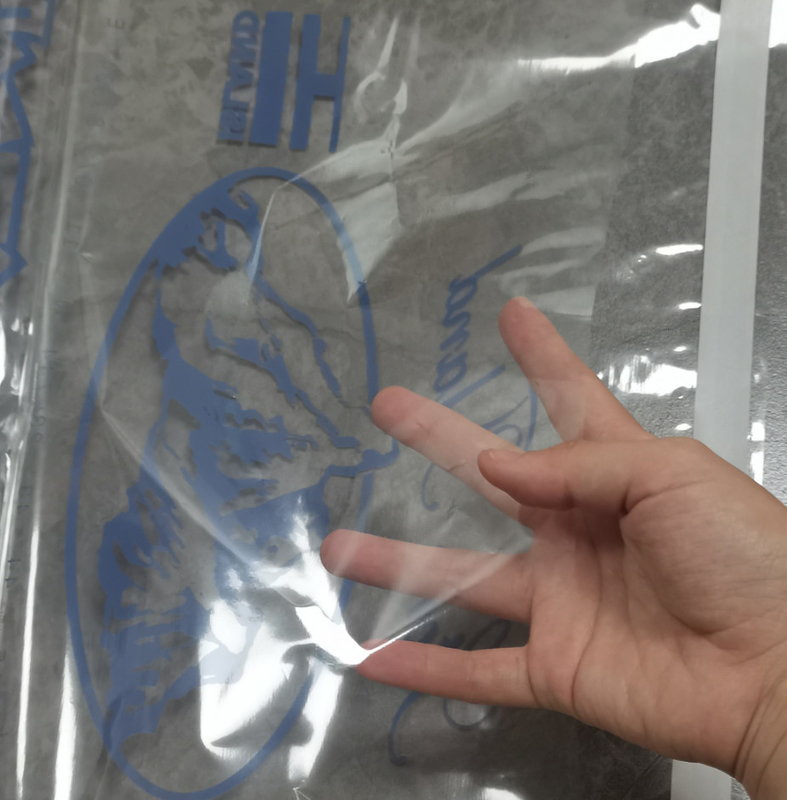 Custom 100% Transparent Cellophane Bags with High Texture and 35 Or 50gsm Thickness For Garment Packaging