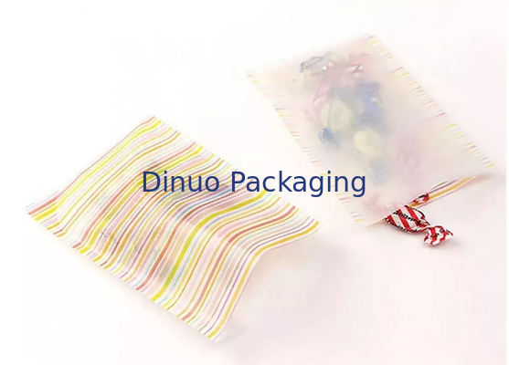 Garment Clear Glassine Paper Bag Non Plastic Gusset Untuk T-Shirt