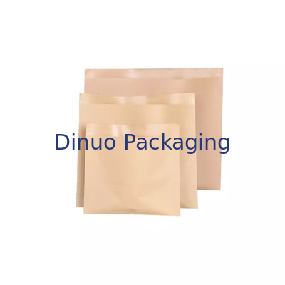 100 Paket Kantong Kertas Kraft Datar Biodegradable Untuk Kue Popcorn Sandwichs