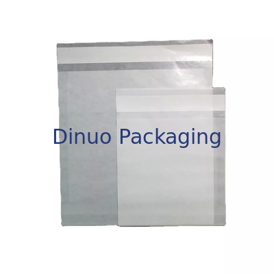 Custom Logo Waterproof Clothing Stamped Glassine Paper Bag White Packing Pouch Amplop