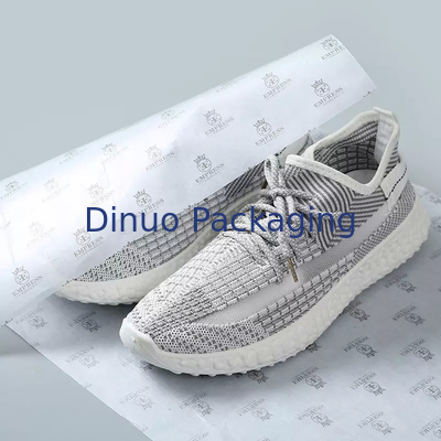 Kemasan Sepatu Kado Bungkus Kertas Tisu Putih Natal yang Dapat Didaur Ulang Dengan Logo Kustom