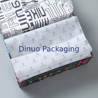 Kemasan Sepatu Kado Bungkus Kertas Tisu Putih Natal yang Dapat Didaur Ulang Dengan Logo Kustom