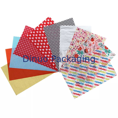 Bungkus Kertas Tisu Bermerek Segar Berwarna Cerah Untuk Kotak Sepatu