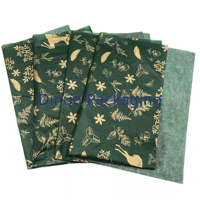 Belah Ketupat Berwarna-warni Bunga Seni Cetak Kertas Tisu Pohon Palem Bungkus Dengan Pencetakan Kustom