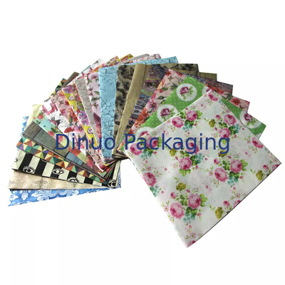 Polka Dot Gingham Kertas Tisu Latar Belakang Warna Ganda Bungkus Untuk Kotak Sepatu Cat Kuku
