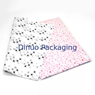 Polka Dot Gingham Kertas Tisu Latar Belakang Warna Ganda Bungkus Untuk Kotak Sepatu Cat Kuku