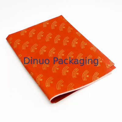 Kemasan Pembungkus Kado Natal Bungkus Kertas Tisu Merah Dengan Pencetakan Foil Emas Floral