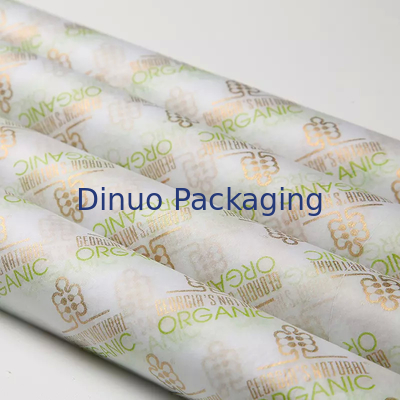 Luxury Gold Stamping Decorative Gift Packaging Kertas Tisu Warna Untuk Pakaian Sepatu