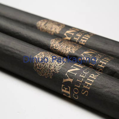 Luxury Gold Stamping Decorative Gift Packaging Kertas Tisu Warna Untuk Pakaian Sepatu