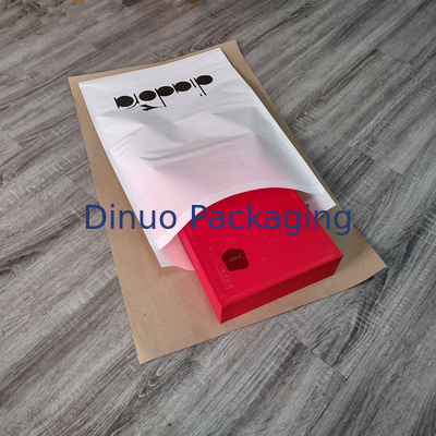 Tas Kertas Glassine Cetak Kustom yang Dapat Didaur Ulang untuk kotak Hadiah Dengan Flap