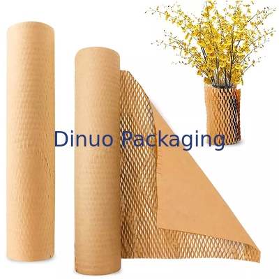 Woodpulp Biodegradable Honeycomb Kraft Paper Cushioning Pelindung Honeycomb Ball