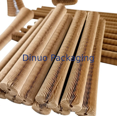 80gsm Biodegradable Honeycomb Wrapping Kraft Paper Rolls Untuk Hadiah Rapuh