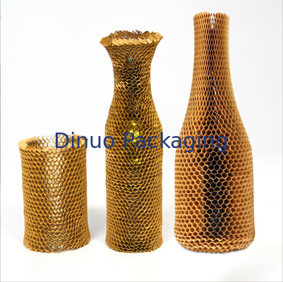 80gsm Biodegradable Honeycomb Wrapping Kraft Paper Rolls Untuk Hadiah Rapuh